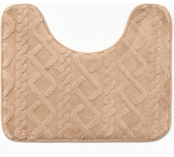 Коврик для ванной Этель Узор, бежевый, 40x50 см 10515716 1