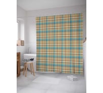 Штора (занавеска) для ванной JoyArty "Полотно для килта" из сатена, 180х200 см с крючками, sc_29648