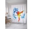 Штора (занавеска) для ванной JoyArty "Каратист" из сатена, 180х200 см с крючками, sc_29890 1