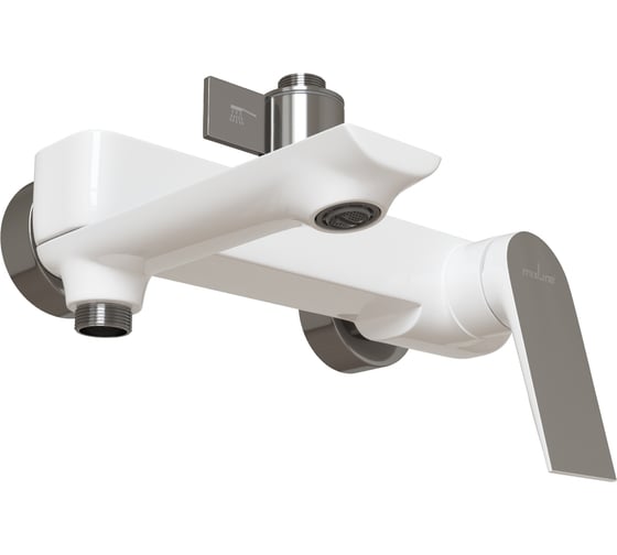 Душевая система MIXLINE 35к ML41-06 Swan White излив лейка 3 позиции+лейка тропический душ, белый 554242