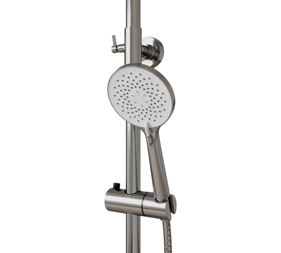 Душевая система MIXLINE 35к ML41-06 Swan White излив лейка 3 позиции+лейка тропический душ, белый 554242