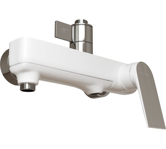 Душевая система MIXLINE 35к ML41-06 Swan White излив лейка 3 позиции+лейка тропический душ, белый 554242