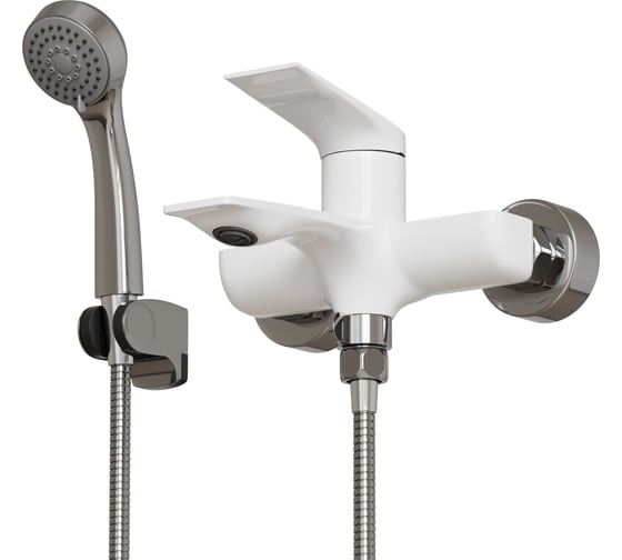 Смеситель для ванны MIXLINE 35k ML41-01 Swan White, белый 553909