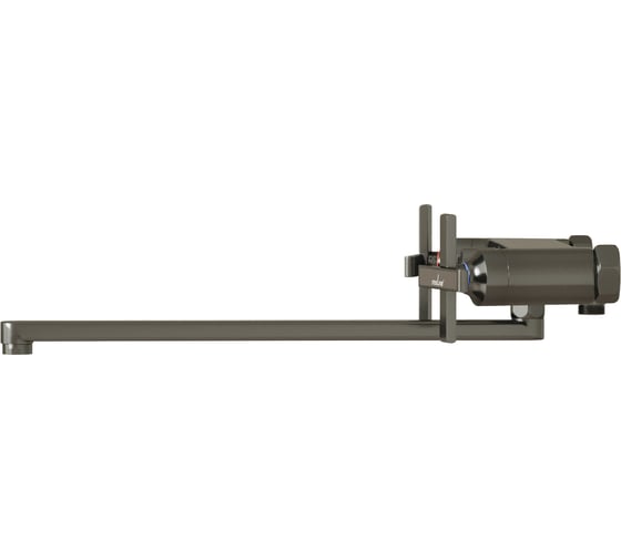 Смеситель для ванны и умывальника MIXLINE 1/2 кер. ML38-02 Graphite, графит 553898