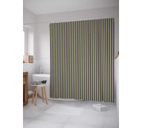 Штора (занавеска) для ванной JoyArty "Приятные тона" из сатена, 180х200 см с крючками, sc_30673