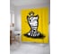 Штора (занавеска) для ванной JoyArty "Королевский кот" из сатена, 180х200 см с крючками, sc_30834 1