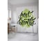 Штора (занавеска) для ванной JoyArty "Просто дыши" из сатена, 180х200 см sc_378485 1