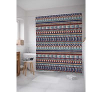 Штора (занавеска) для ванной JoyArty "Древнее таинство" из сатена, 180х200 см с крючками, sc_30468