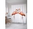Штора (занавеска) для ванной JoyArty "Романтика фламинго" из сатена, 180х200 см с крючками, sc_4993 1