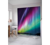 Штора (занавеска) для ванной JoyArty "Млечный путь" из сатена, 180х200 см с крючками, sc_78127