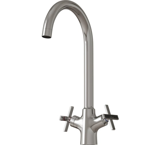 Смеситель для кухни MIXLINE 1/2 кер. ML37-032 Cross высокий излив 553894 1