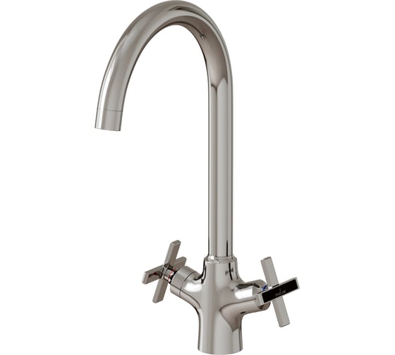 Смеситель для кухни MIXLINE 1/2 кер. ML37-032 Cross высокий излив 553894