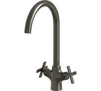 Смеситель для кухни MIXLINE 1/2 кер. ML38-032 Graphite высокий излив ГРАФИТ 553897
