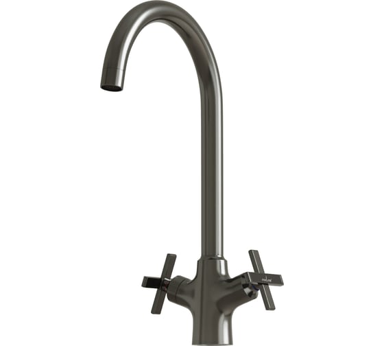 Смеситель для кухни MIXLINE 1/2 кер. ML38-032 Graphite высокий излив ГРАФИТ 553897