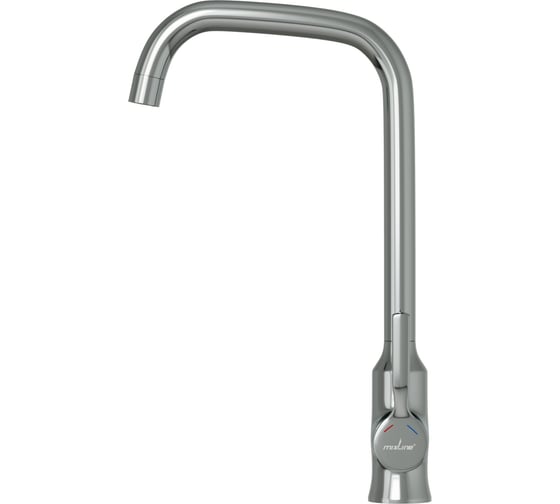 Смеситель для кухни MIXLINE 35k ML40-032 Flat высокий излив боковая ручка 553906