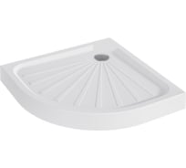 Поддон 1Marka Tondo полукруглый, 100х100 см, в наборе: поддон, панель, крепления, ножки и сифон для душевого поддона, 01пто10К