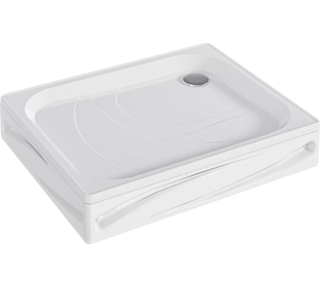 Поддон 1Marka Freya NEW с панелями, прямоугольный, 100х80 см, в наборе: поддон, панель, крепления, ножки и сифон для душевого поддона,н1080пК 01пфн1080пК