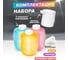 Набор подарочный SimpleWay дозатор для ванной с мылом микс 3 шт, голубой, желтый, розовый SW99845 3