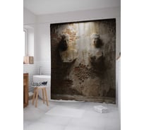 Штора (занавеска) для ванной JoyArty "Античная скульптура" из сатена, 180х200 см с крючками, sc_9950