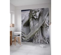 Штора (занавеска) для ванной JoyArty "Бедная дева" из сатена, 180х200 см с крючками, sc_9946