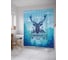 Штора (занавеска) для ванной JoyArty "Эмблема оленя" из сатена, 180х200 см с крючками, sc_35745 1