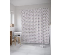 Штора (занавеска) для ванной JoyArty "Молодожены наив" из сатена, 180х200 см с крючками, sc_55542