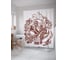 Штора (занавеска) для ванной JoyArty "Орнаментальная пасхальная корзина" из сатена, 180х200 см с крючками, sc_63101 1