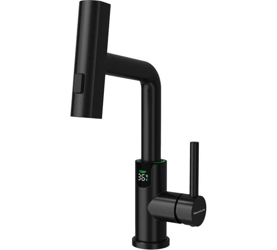 Смеситель Homium Power 1 Black (индикатор температуры) FaucPB1