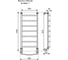Полотенцесушитель водяной Primoclima Stella Water Inox 100х50 7 PCStellaWInox100507 2