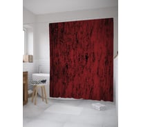 Штора (занавеска) для ванной JoyArty "Поврежденная поверхность" из сатена, 180х200 см с крючками, sc_55700