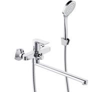 Смеситель для ванной и душа с универсальным изливом и душ.набором Damixa Apollo хром 479500000