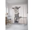 Штора (занавеска) для ванной JoyArty "Лама с фотоаппаратом" из сатена, 180х200 см с крючками, sc_61534 1