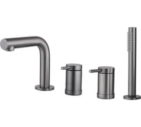 Смеситель ABBER Emotion на борт ванны, никель AF8813NG