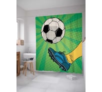 Штора (занавеска) для ванной JoyArty "Активная игра" из сатена, 180х200 см sc_378831