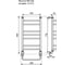 Полотенцесушитель водяной Step Water Inox 80х50 2_3_2 Primoclima PCStepWInox80502.3.2 2