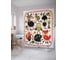 Штора (занавеска) для ванной JoyArty "Лесной праздник" из сатена, 180х200 см с крючками, sc_6476 1