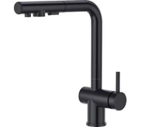 Кухонный смеситель из нержавеющей стали EMAR ЕСВ 7020 black