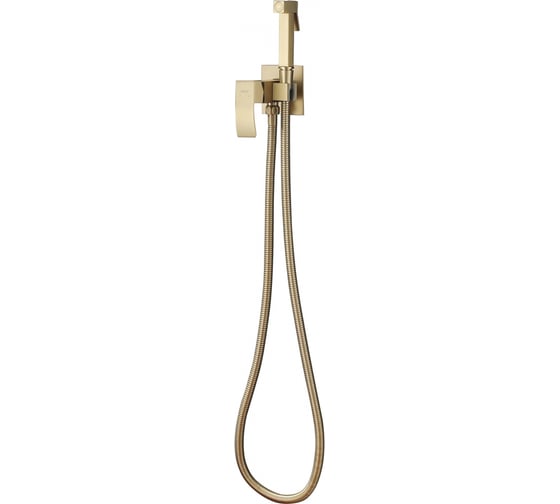 Смеситель ABBER Wasserfall с гигиеническим душем, золото матовое AF8625G
