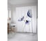 Штора (занавеска) для ванной JoyArty "Цветочные обнимашки" из сатена, 180х200 см с крючками, sc_9122 1