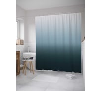 Штора (занавеска) для ванной JoyArty "Поверхность с градиентом" из сатена, 180х200 см с крючками, sc_8605