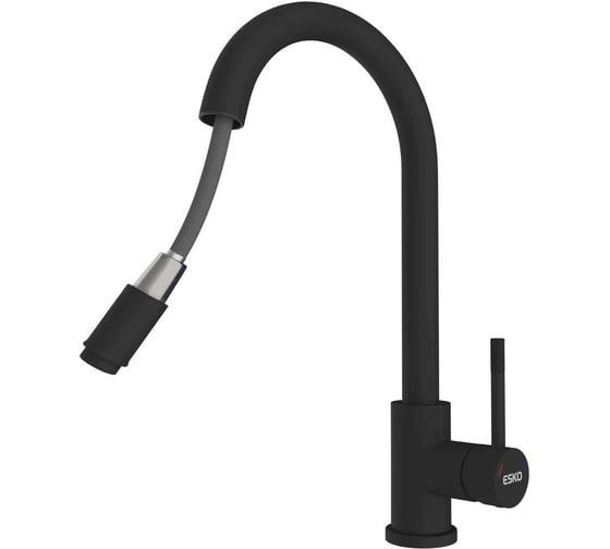 Смеситель вытяжной для кухни ESKO Line EL_K30black