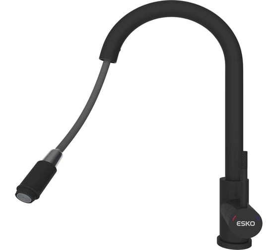 Смеситель вытяжной для кухни ESKO Line EL_K30black