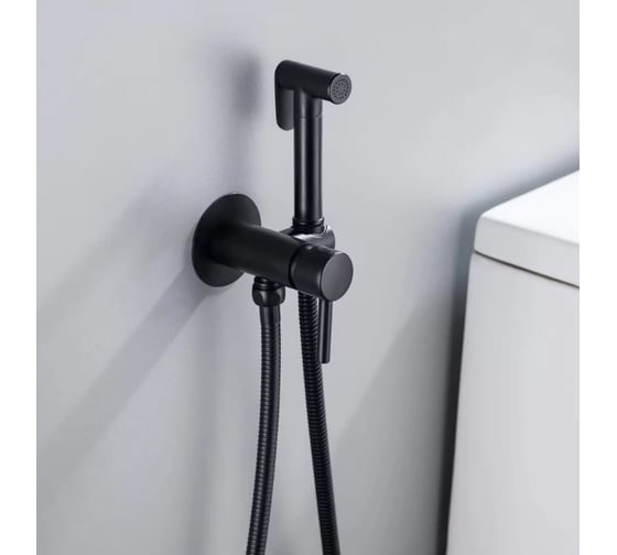 Смеситель скрытого монтажа ESKO Line Concealed mixer, черный EL_CM2Black