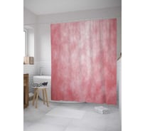 Штора (занавеска) для ванной JoyArty "Размытое деграде" из сатена, 180х200 см с крючками, sc_35323