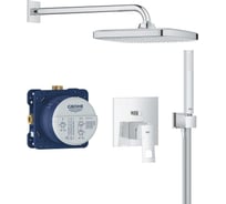Душевая система скрытого монтажа GROHE Eurocube со смесителем, хром 25289000