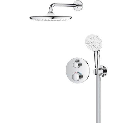 Душевая система скрытого монтажа GROHE Grontherm с термостатом, хром 34872000