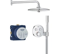 Душевая система скрытого монтажа GROHE Grontherm SmartControl с термостатом, хром 34867000