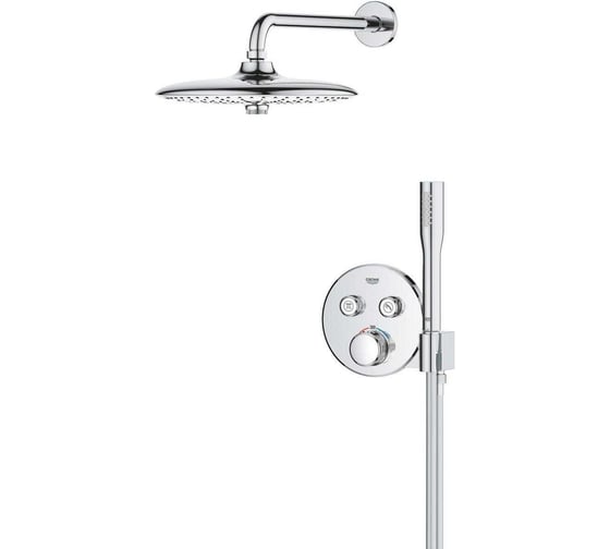Душевая система скрытого монтажа GROHE Grontherm SmartControl с термостатом, хром 34867000