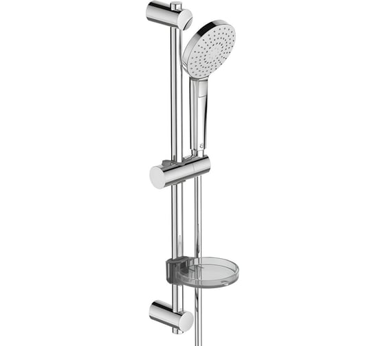 Гарнитур/душ Ideal Standard EVO ROUND штанга 600 мм+шланг+лейка, 3 режима B2620AA 026-4501 1