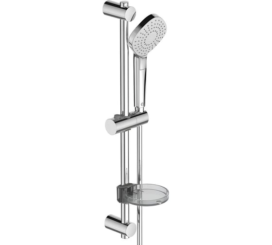 Гарнитур/душ Ideal Standard EVO DIAMOND штанга 600 мм+шланг+лейка, 3 режима B2621AA 026-4931